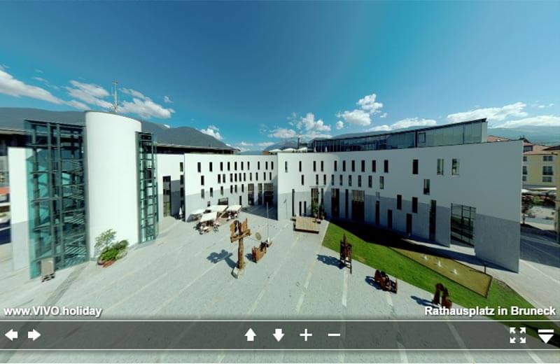 Panorama di 360 gradi - municipio Brunico