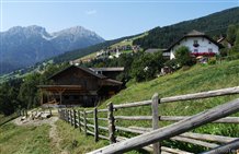 Vista su Sorafurcia nell'area vacanze Plan de Corones