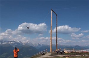 Skyscraper sul Plan de Corones - Altalena gigante